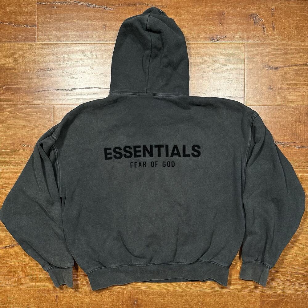 Essentials Fear of God Hoodie Sweater Mens S Black Oversized Sweatshirt City